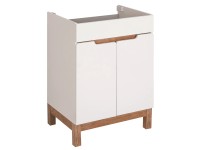 baliv Skříňka pod umyvadlo Speks, bílá/dřevo, 83 x 59,7 x 45,7 cm