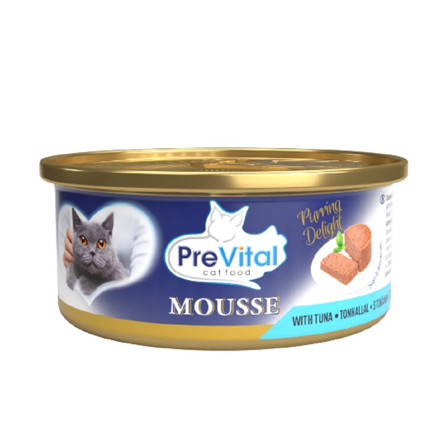 PreVital Mousse jemná paštika s tuňákem pro kočky