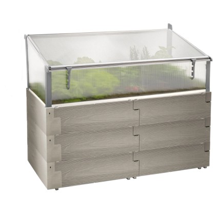 JUWEL Vyvýšený záhon Timber Kombi-Set 130 x 60 x 90/100 cm