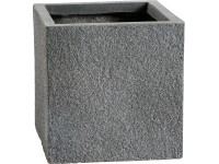 OBI Květináč Calais antracitový 24,5 x 24,5 cm