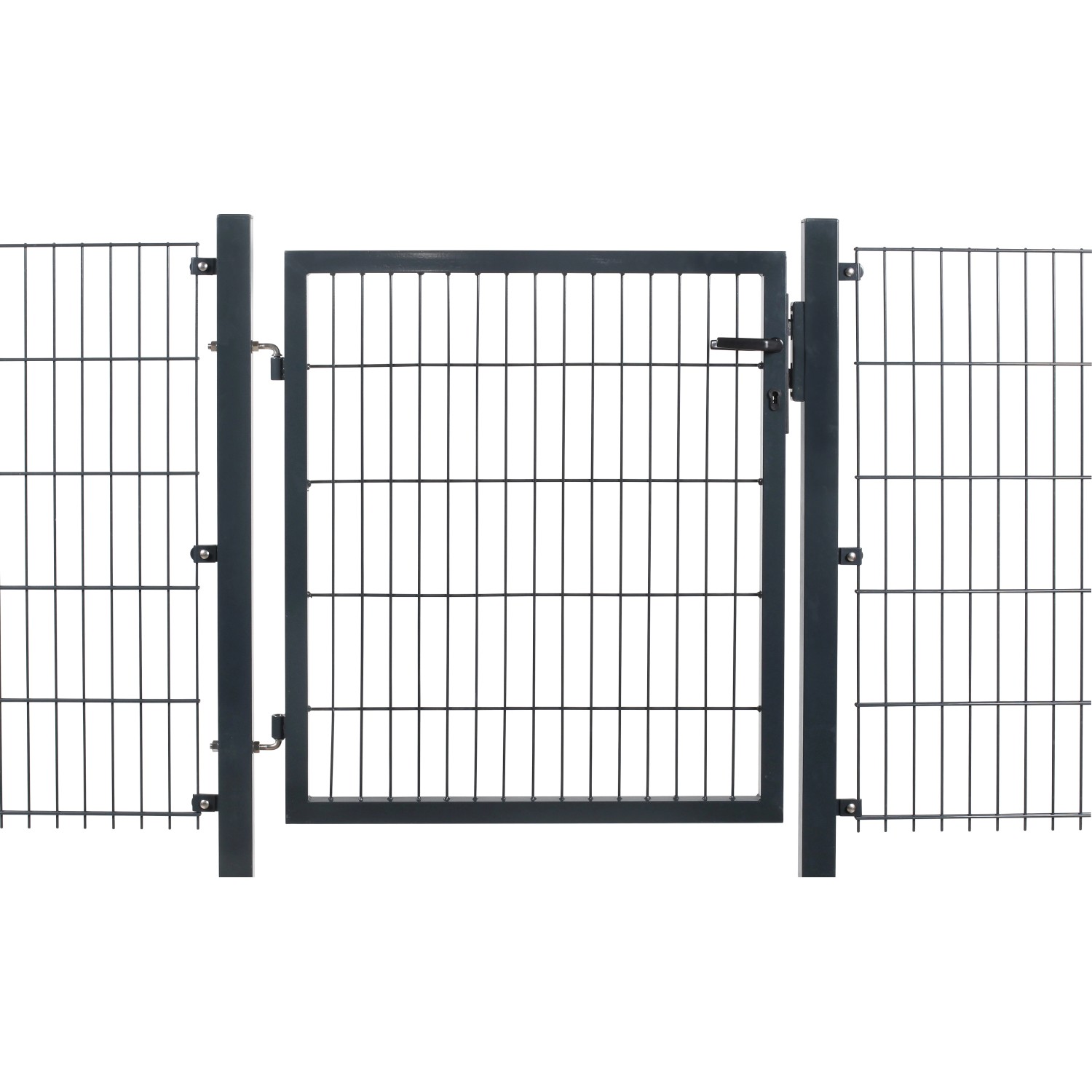 Floraworld Jednokřídlá kovová branka Comfort antracit 160 x 100 cm