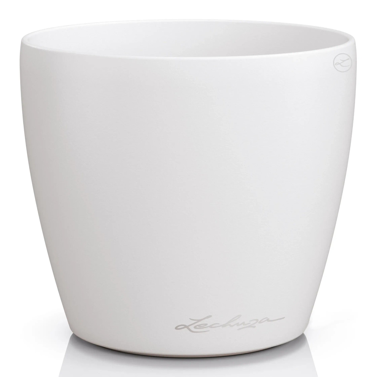 Lechuza Květináč CLASSICO Color SINGLE 12 bílá pr. 13 x 12 cm