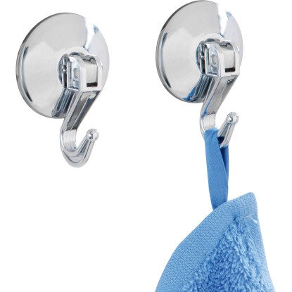 Wenko Háček s přísavkou pákový chromovaný, 2 ks
