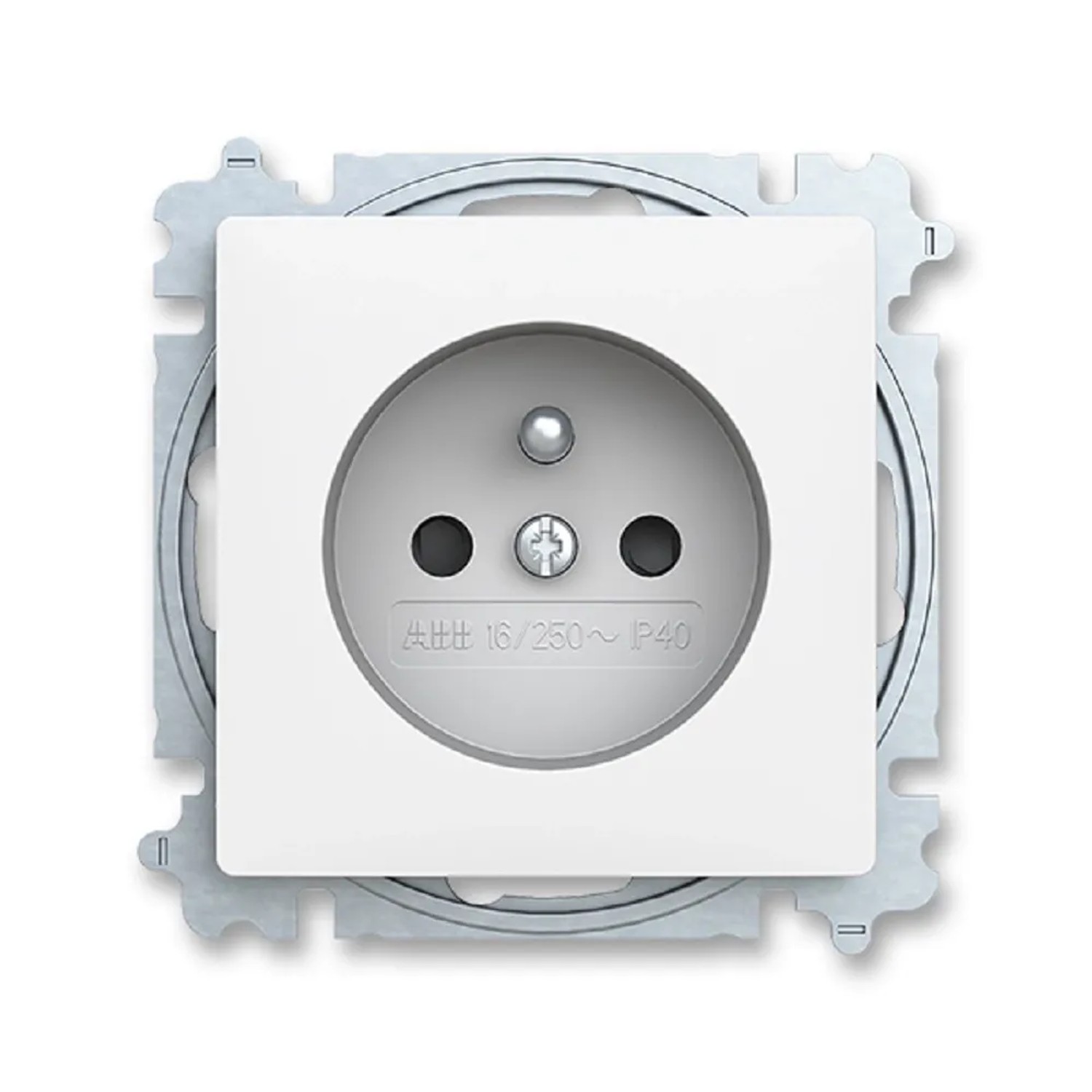 ABB Zásuvka 1-násobná Zoni, matná bílá