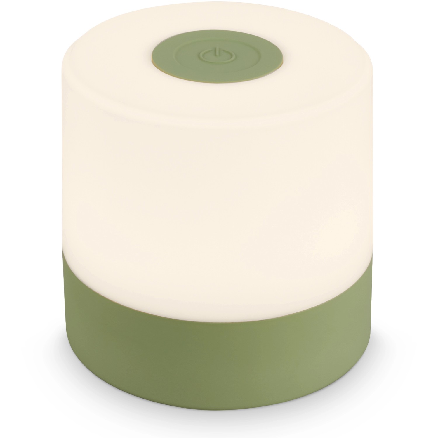 Briloner Dobíjecí stolní lampa 2 W, 150 lm, 2700 K, IP44, zelená, pr. 7 x 7 cm