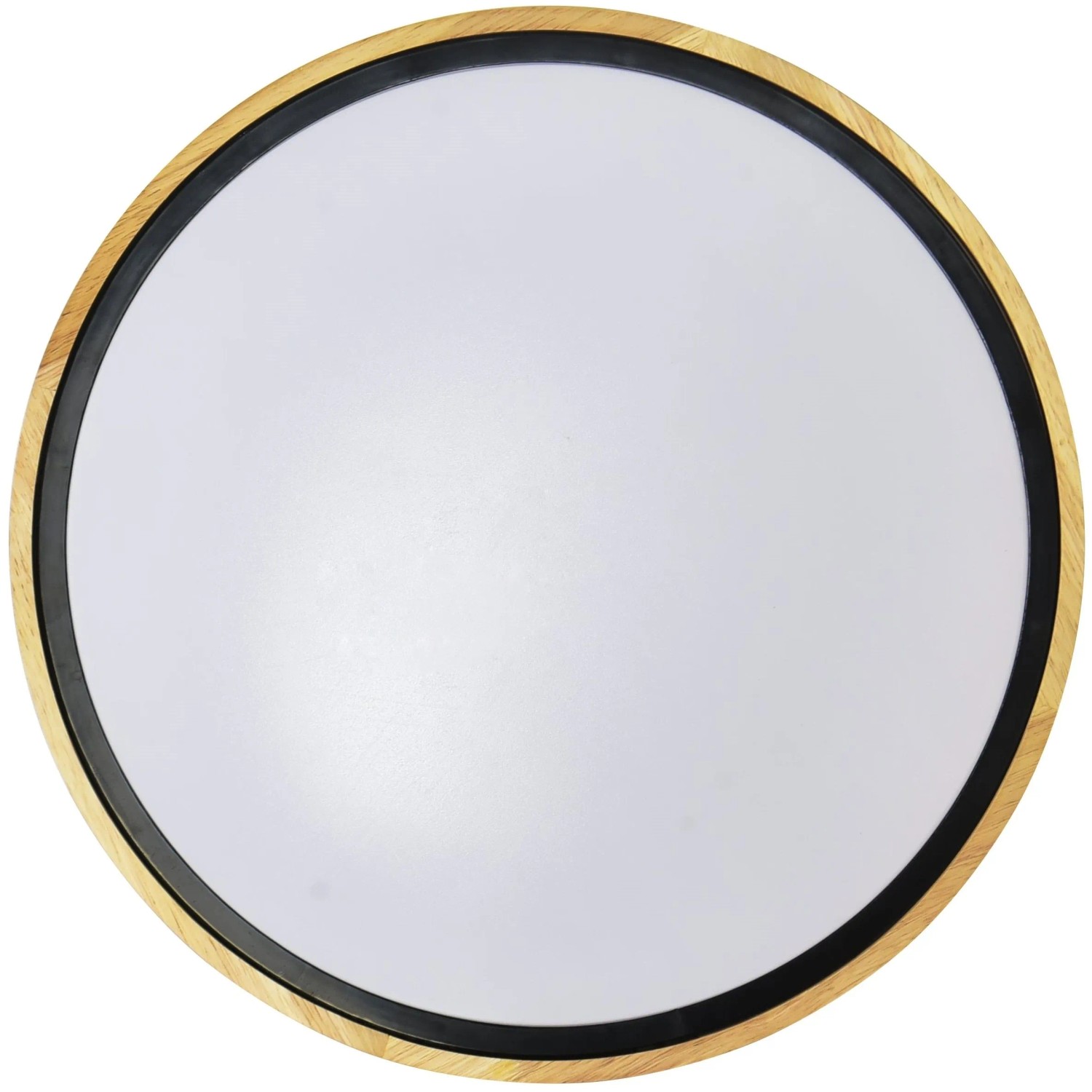 Stropní LED svítidlo Gipsy 60W 6600lm 3000-6500K světlé dřevo/černá, pr. 51 cm