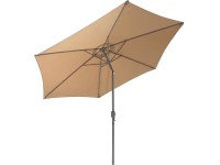 Gartenfreude Slunečník se 6 vzpěrami, šedohnědá, pr. 300 cm