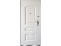 O.K. Doors Venkovní ocelové vchodové dveře RA13-02, bílé, 90 L