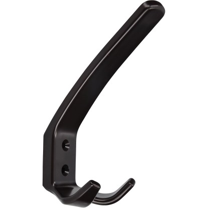 Siro Háček na klobouky 0416 plastový černohnědý vzdálenost otvorů 20 mm