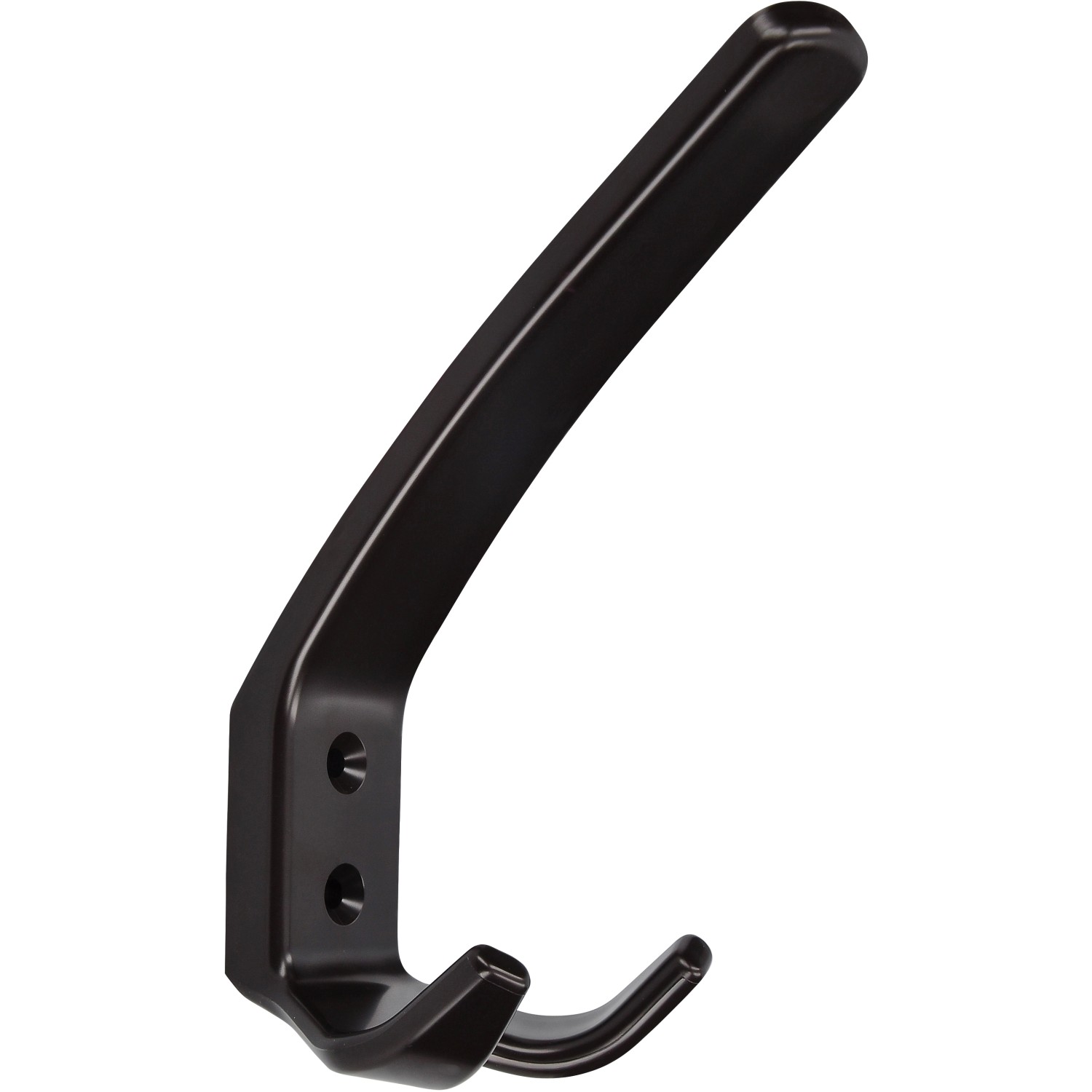 Siro Háček na klobouky 0416 plastový černohnědý vzdálenost otvorů 20 mm