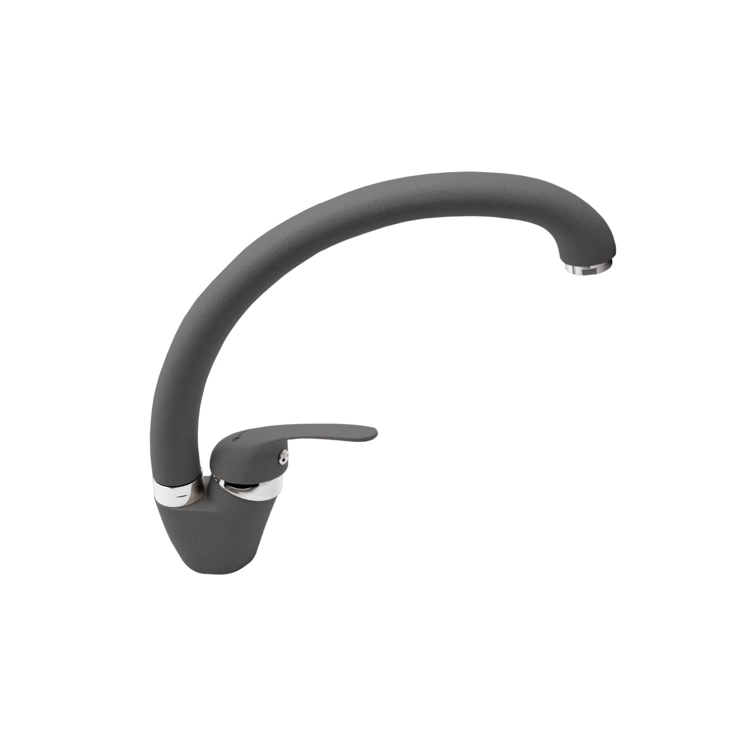 Pyramis Granitová stojánková dřezová baterie Ossia, šedá