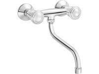 OBI Nástěnná kohoutková umyvadlová baterie Alento chromovaná