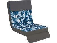 Podsedák pro 3místnou hollywoodskou houpačku Talca, antracit/vzor listů, 1 ks