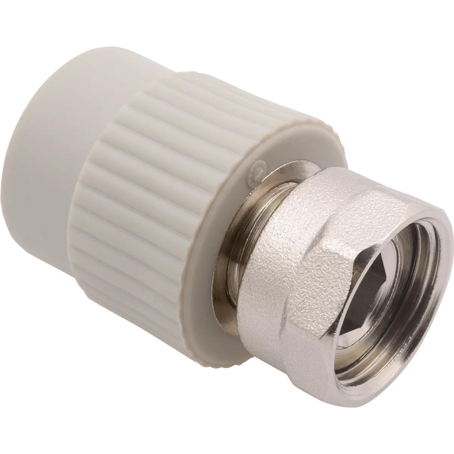 FV-Plast Přechodka PPR s kovovým závitem a převlečnou maticí 32 mm x 1"
