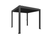 Biohort Pergola 3 x 3 tmavě šedá 312 x 312 cm