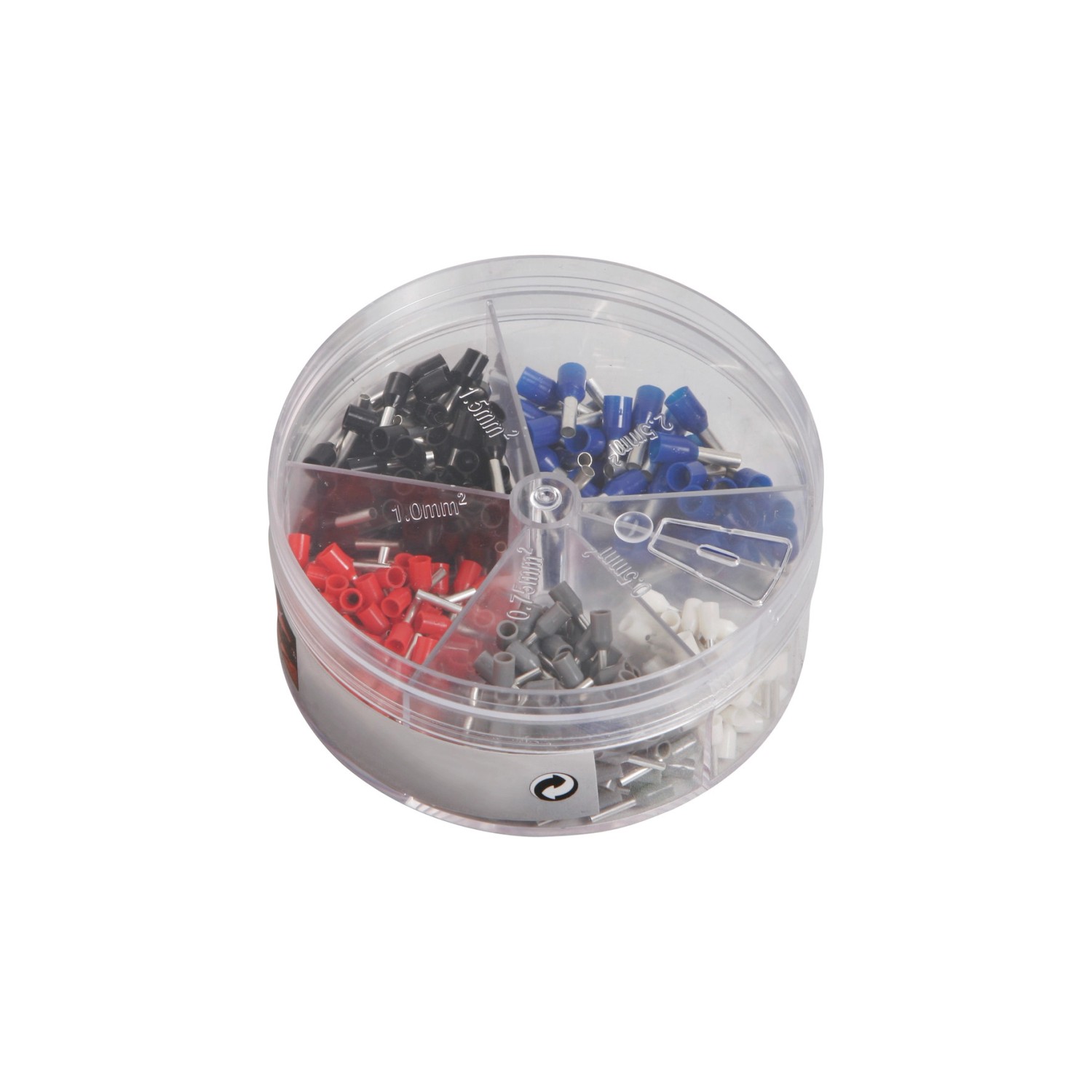 LUX Sada kabelových dutinek 0,5 mm2 - 2,5 mm2, 400 ks