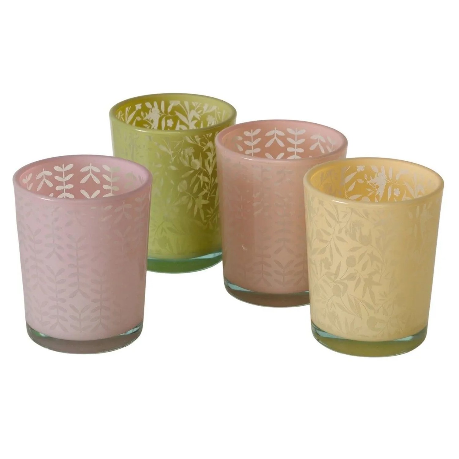 Boltze Skleněný svícen Elora, různé druhy, pr. 5,5 x 6,5 cm, 1 ks