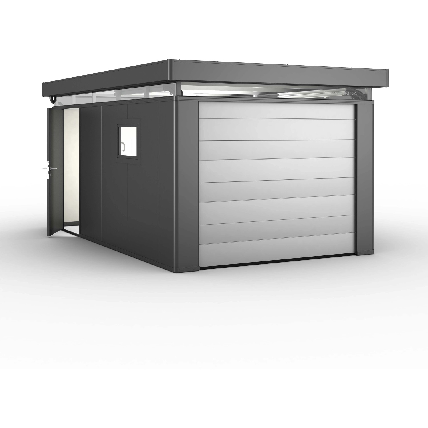 Biohort Přídavné dveře pro domky CasaNova křemenově šedá, 90 x 198 cm, L