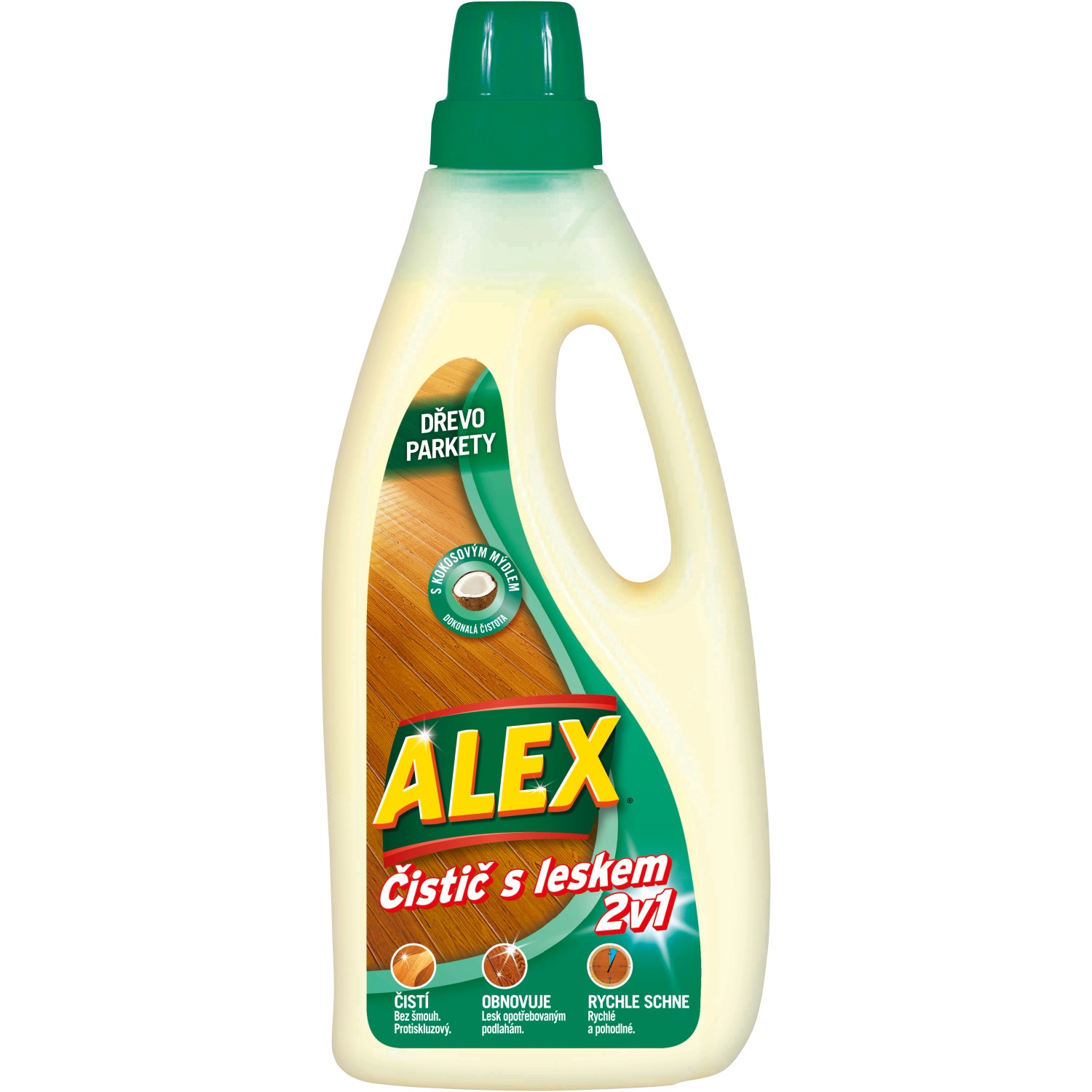 Alex Čistič extra lesk na dřevěné podlahy 2v1