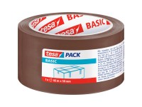 tesa Balicí páska Basic, hnědá, 66 m x 50 mm