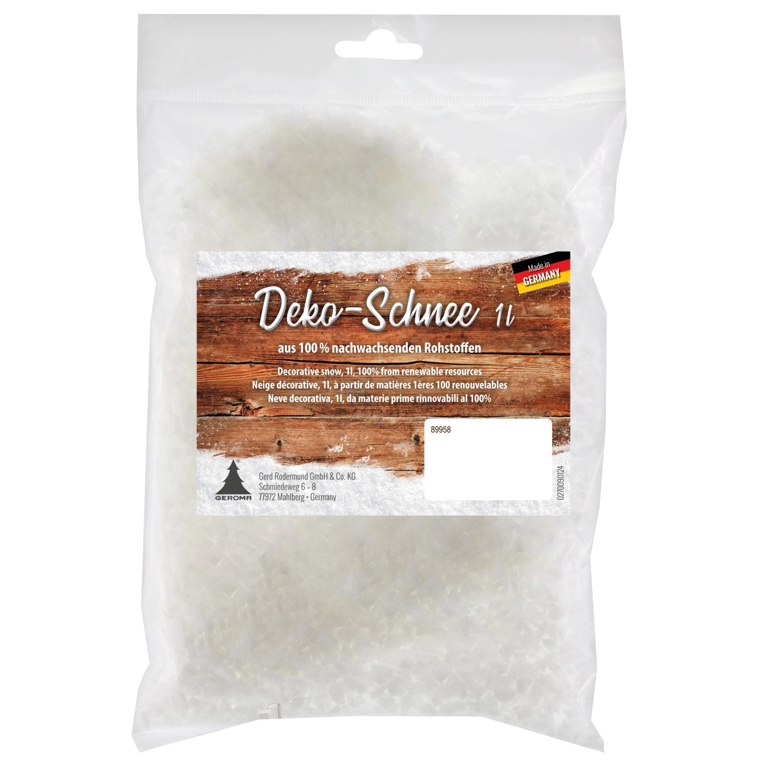 GEROMA Dekorativní sníh 1 l