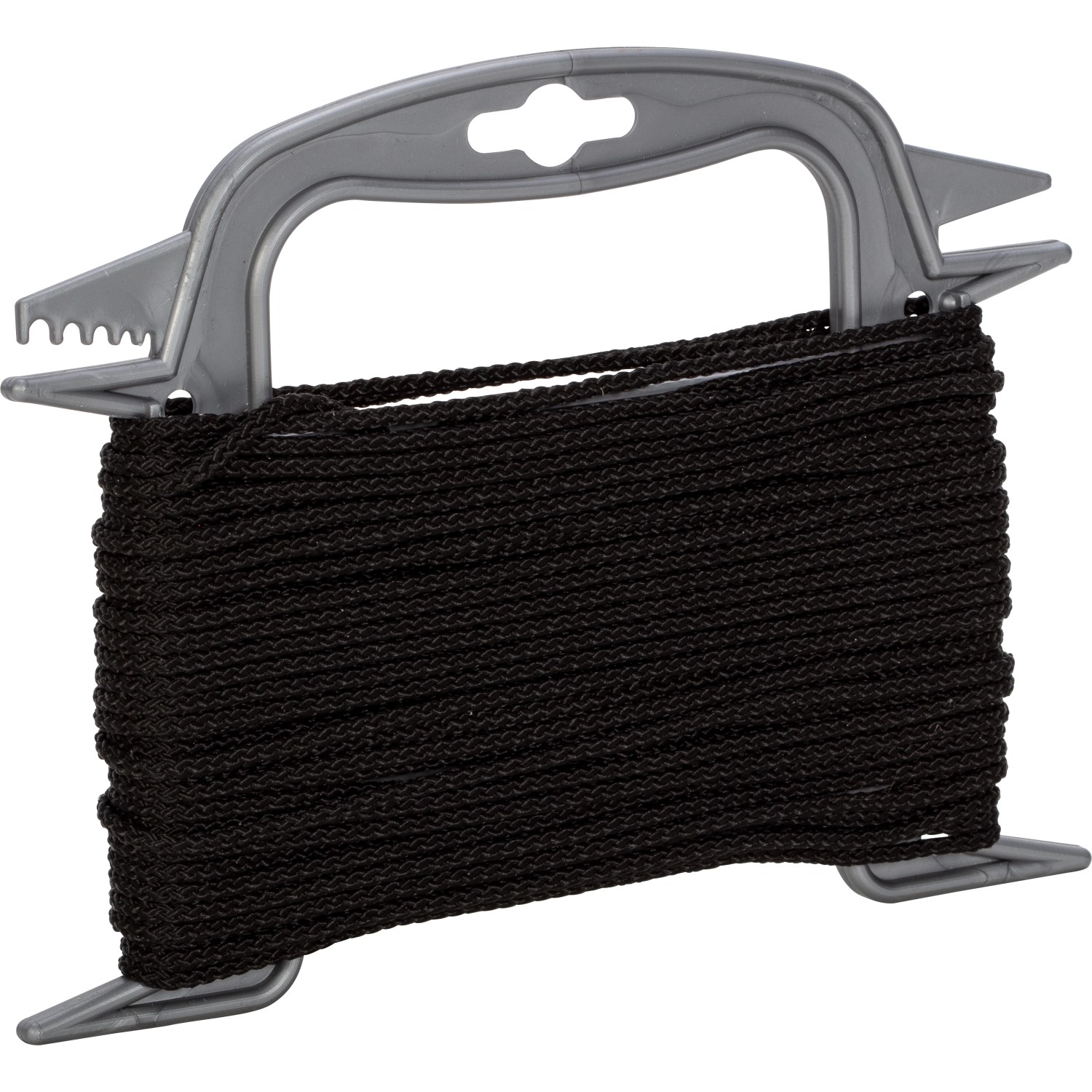 LUX Polypropylenové lano pletené Basic černé pr. 4 mm x 20 m