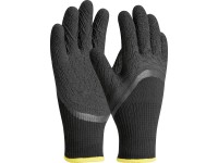 LUX-TOOLS Zimní pracovní rukavice s podšívkou, vel. 9