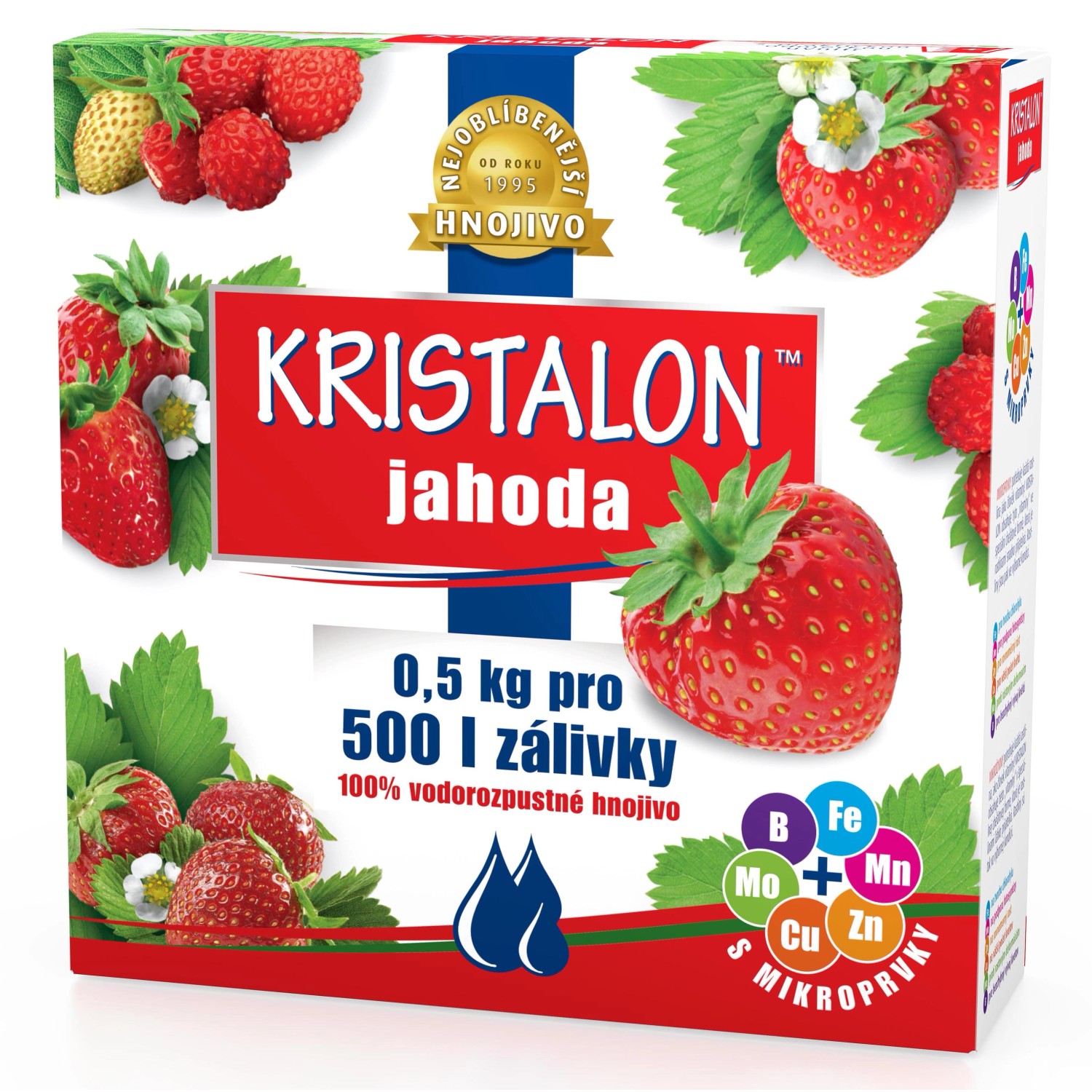 AGRO CS Vodorozpustné hnojivo Kristalon - Jahoda 0,5 kg
