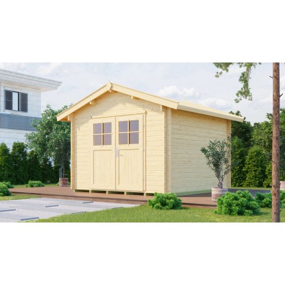 Weka Dřevěný zahradní domek 112 vel. 6, přírodní, 300 x 300 cm