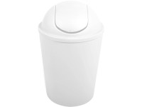 MSV Koš s výkyvným víkem bílý, 5,5 l