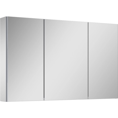 Maximus Zrcadlová skříňka Basic, 3 dvířka, zrcadlové strany, 100 cm