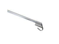 Gardinia Napínací vitrážka, stříbrná, pr. 10/12 mm, 75 - 125 cm