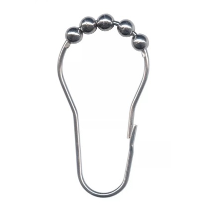 Kleine Wolke Kroužky pro sprchové závěsy Boccia chromované oceli 12 ks