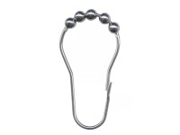 Kleine Wolke Kroužky pro sprchové závěsy Boccia chromované oceli 12 ks