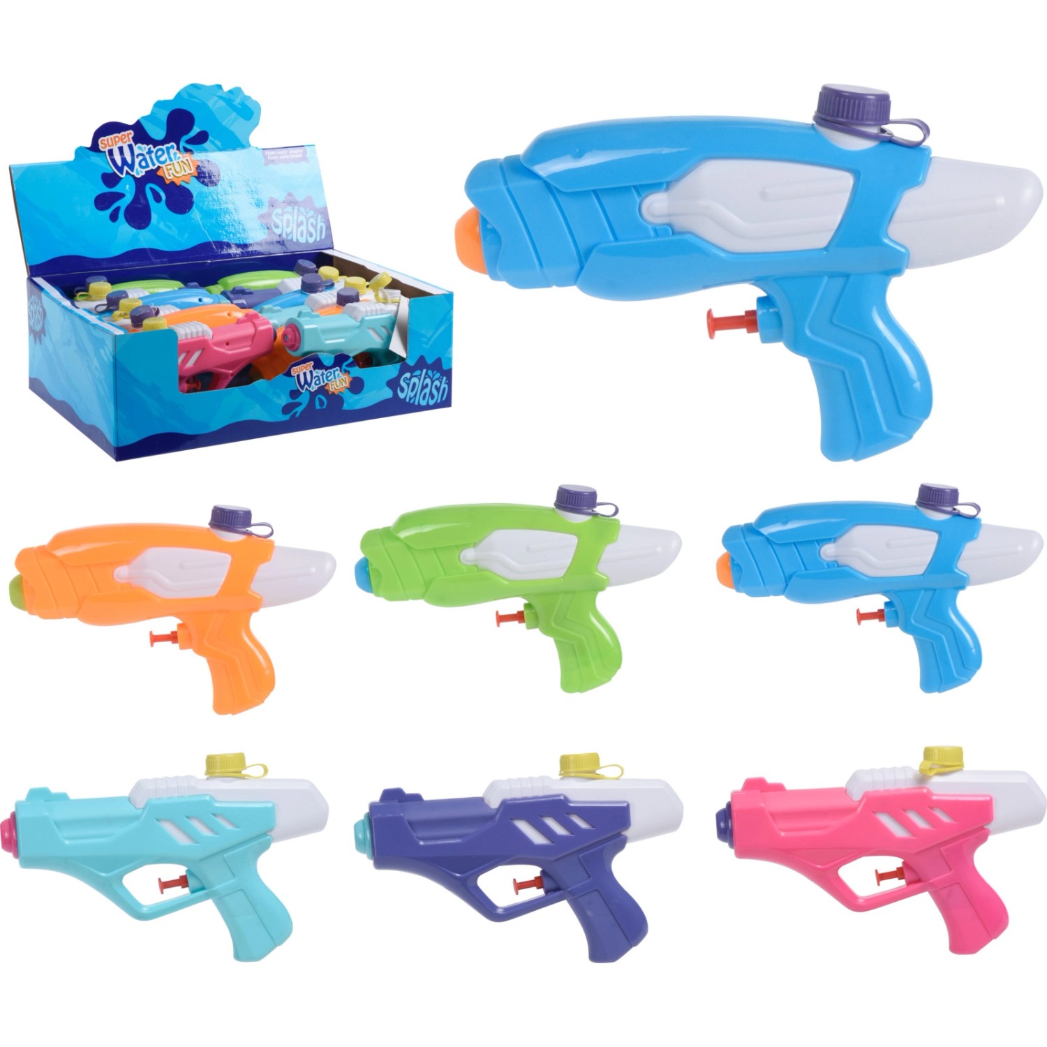 Koopman Vodní pistole se spouští různé barvy 20 cm