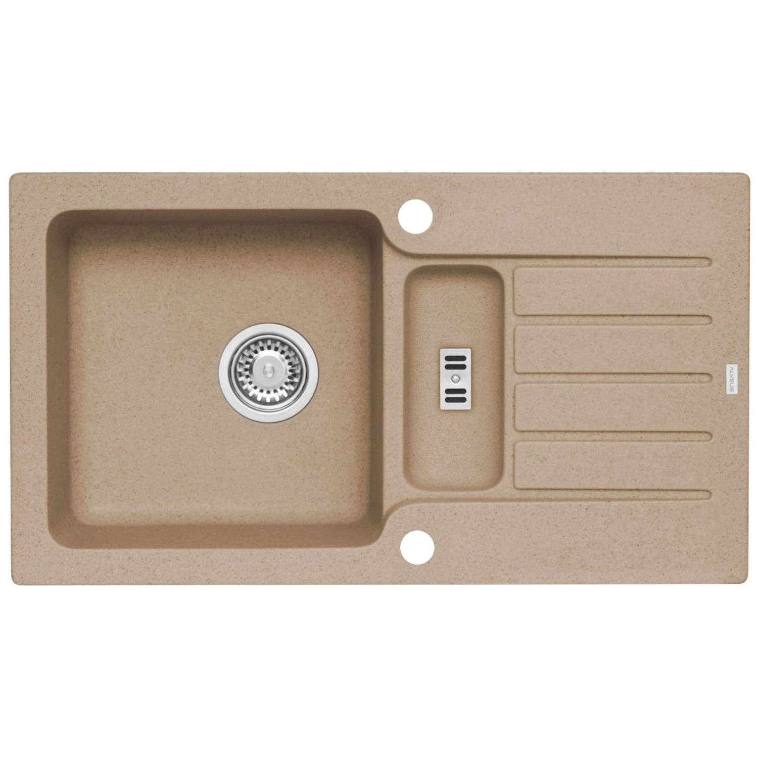 Alveus Granitový dřez Niagara 70, béžová, 78 x 43,5 cm