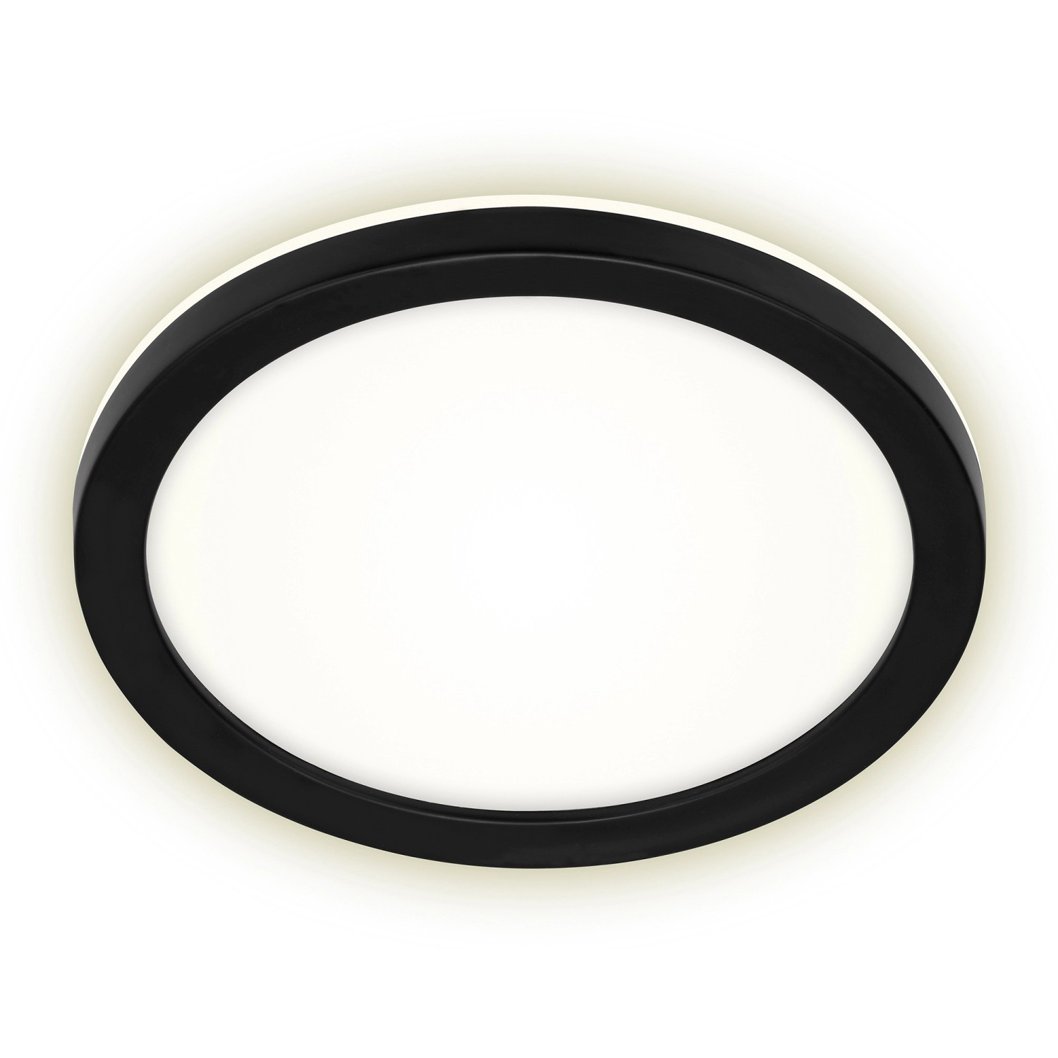 Brilo Venkovní LED svítidlo Frankfurt kulaté černé 210 x 28 mm