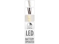 Koopman Vrbové větvičky s LED osvětlením, různé barvy, 75 cm