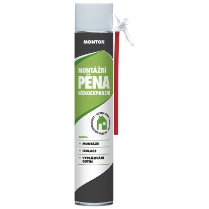 MONTON Nízkoexpanzní montážní pěna trubičková 750 ml