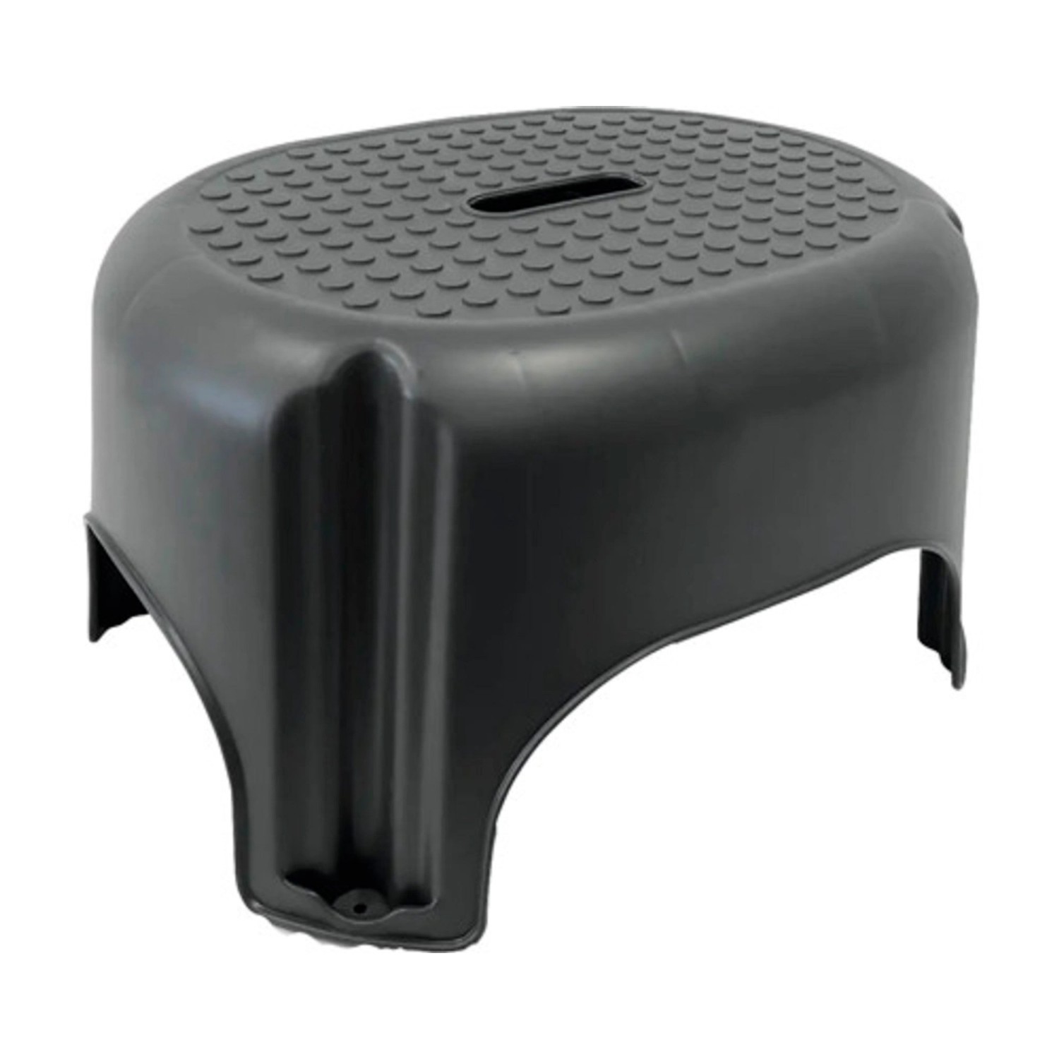 Stolička plastová šedá/antracit 43 x 34 x 24 cm