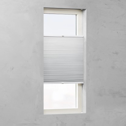 Voštinová plisé roleta zatemňovací bílá 25 mm 40 x 130 cm
