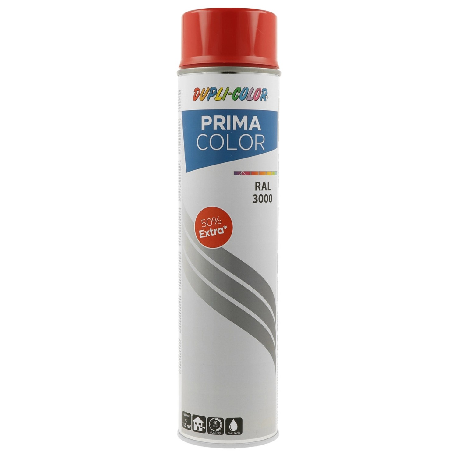 DUPLI-COLOR Uni lak ve spreji PRIMA COLOR RAL 3000 ohnivě červená 600 ml