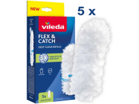 Vileda Náhradní hlavice k prachovce Flex & Catch, 5 ks