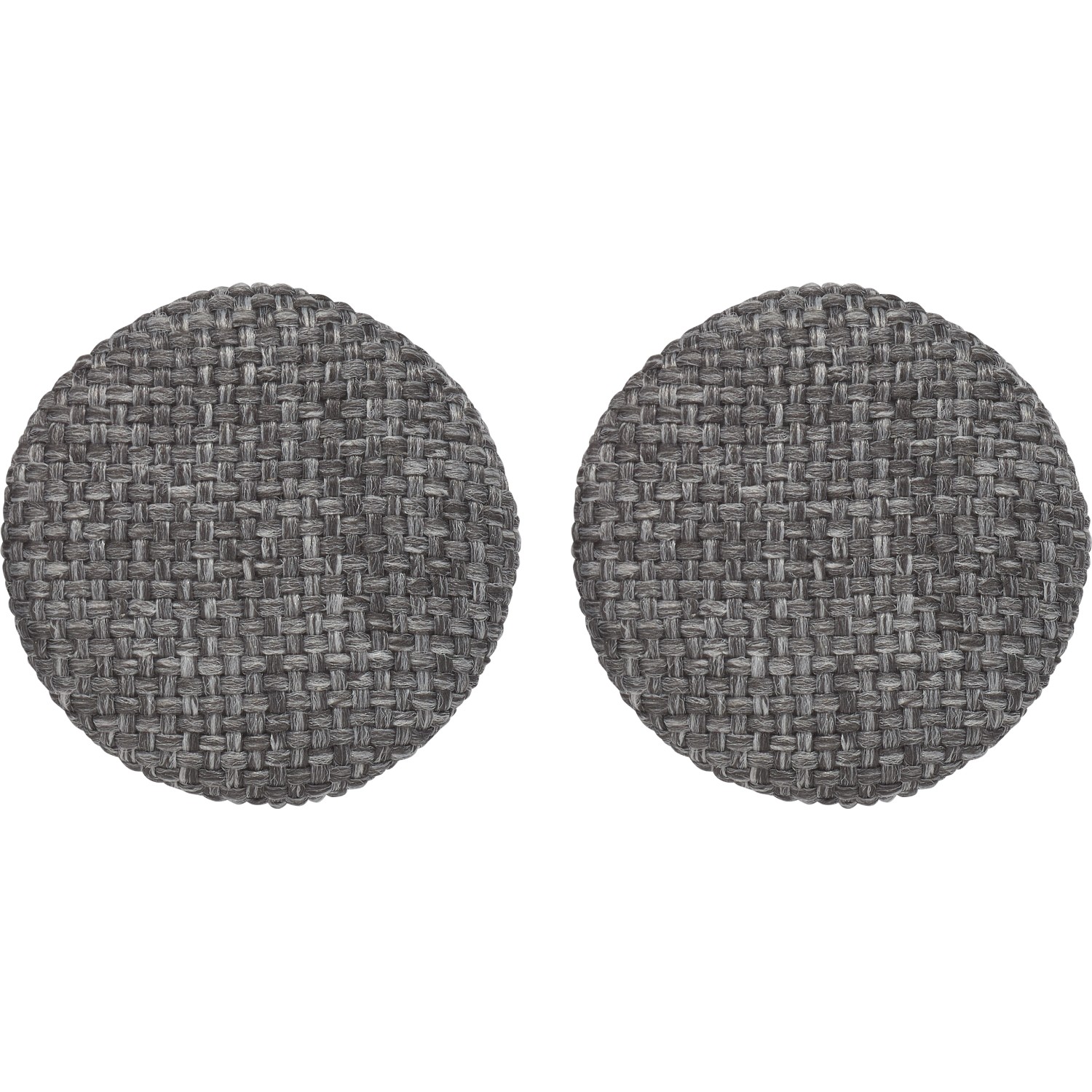 Magnetické knoflíky tmavě šedé strukturované pro nástěnné polstry