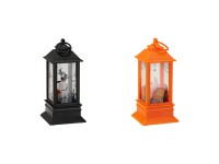 LED Halloweenská lucerna se světlem, různé druhy, 12,5 x 5,6 x 5,6 cm, 1 ks