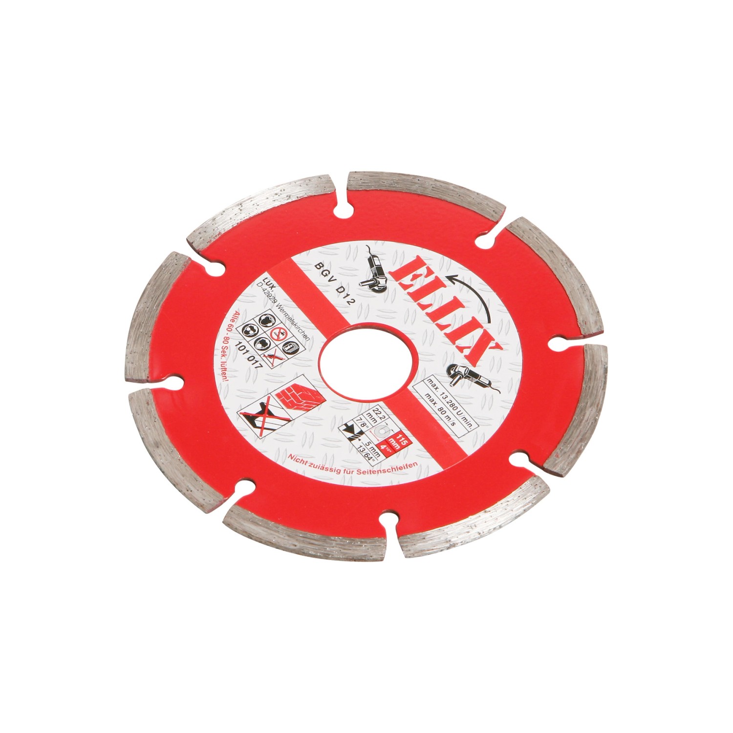 Ellix Univerzální diamantový řezný kotouč 115 mm