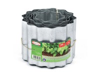 Bellissa Záhonový obrubník vlnkovaný pozinkovaný 0,9 x 14 x 500 cm