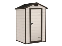 Keter Plastový zahradní domek Manor 4x3, béžová, 94 x 128 x 196 cm