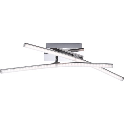 Just Light. Stropní LED svítidlo Simon, 2x5 W, ocel, 10 x 51 x 59 cm