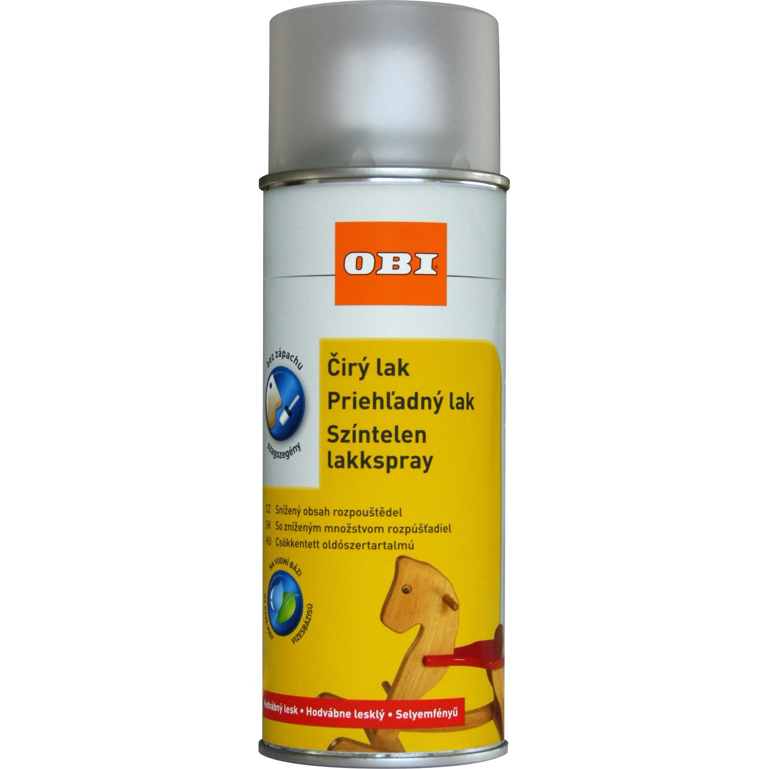 OBI sSrej na bázi vody pololesklý bezbarvý 400 ml